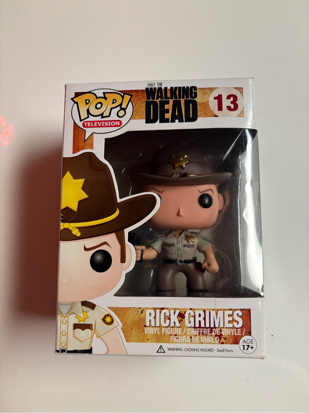 Funko Pop! Rick Grimes Vinyl Figure - Brown, Tan, Black